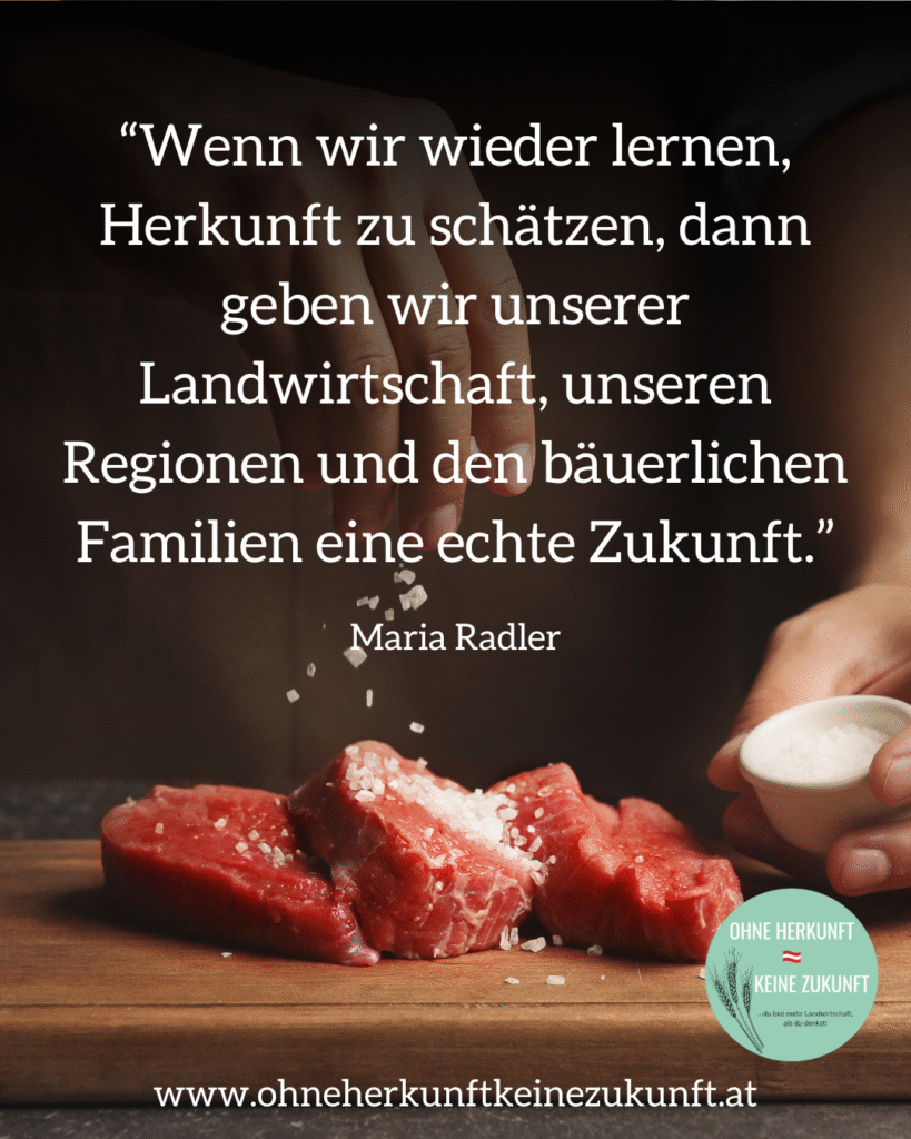 Herkunftskennzeichnung Maria Radler